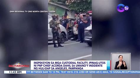 Inspeksyon Sa Mga Custodial Facility Ipinag Utos Ni PNP Chief Acorda