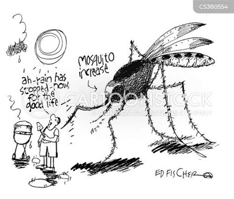 Mosquito Bite Cartoon