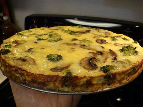 kimscookingfrenzy: Crustless Broccoli Mushroom Quiche with Cottage Cheese