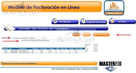 Facturacion Chedraui En Linea Impuestos Y Finanzas