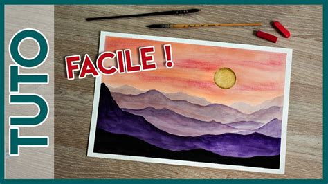 Tuto Aquarelle Peindre Une Montagne Accessible D Butant Youtube