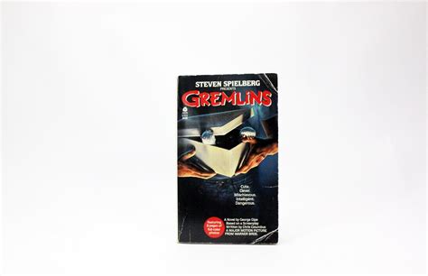 Vintage Book, Gremlins Novel, Presented by Steven Spielberg, Printed in ...