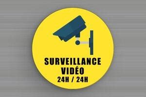 Panneau Établissement Vidéosurveillance Personnalisable OTYPO