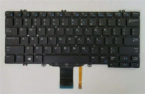 TechSonic XPS 12 9250 Keyboard Compatible For Dell Latitude 12 7275