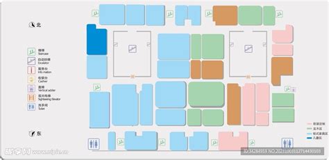 商场楼层平面导视图设计图vi设计广告设计设计图库昵图网