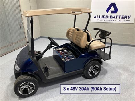 Golf Cart Lithium Battery Set for EZGO TXT – Allied Lithium Golf Cart ...