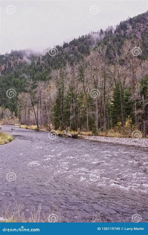 Rock Creek Montana Columbia River Drainage Stock Image Image Of