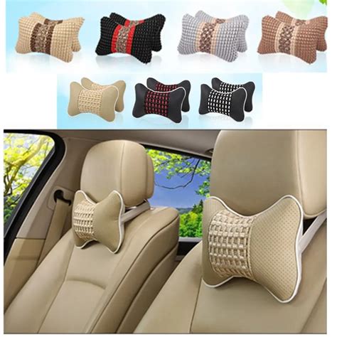 Aliexpress Buy Pcs Auto Summer Ice Silk Pillow Head Restraint In