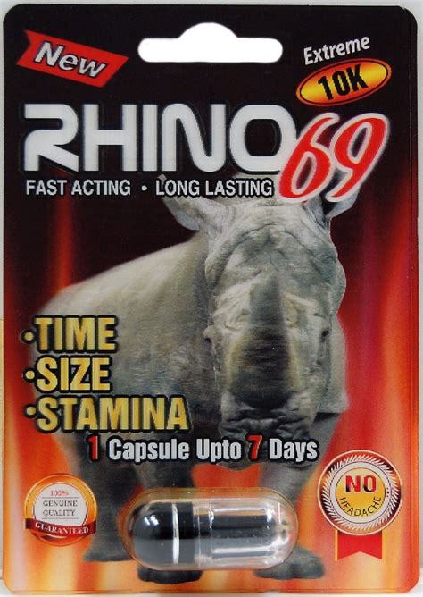 Rhino 69 Extreme 10k 3d 5 Pills Platinum Male Enhancement Pill Us