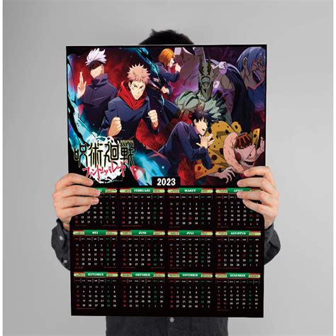 Calendario 2024 Anime Jujutsu Kaisen M5 Completo 11 Meses Shopee México