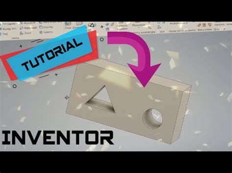 Weso Y Tutorial Autodesk Inventor Pierwszy Model Youtube