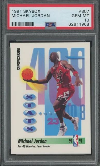 Skybox Michael Jordan Chicago Bulls Hof Psa Gemme Comme