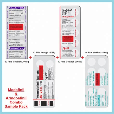 Buy Modafinil Armodafinil Combo Sample Pack Australia