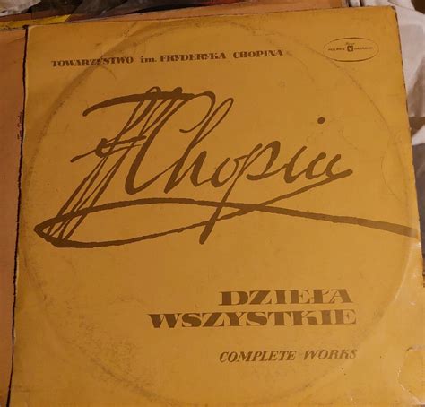 Płyta winylowa Chopin Dzieła wszystkie Żywiec Licytacja na