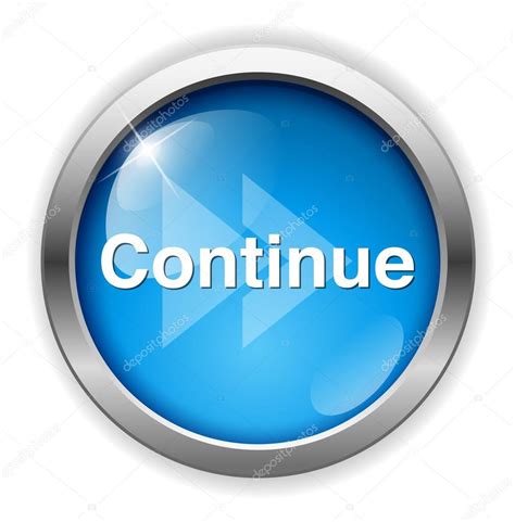 Continue button icon — Stock Vector © sarahdesign85 #70298697