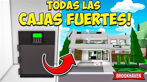 TODAS LAS CAJAS FUERTES de BROOKHAVEN en UN VÍDEO Roblox