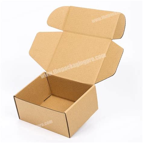 Custom Printed Corrugated Shipping Packaging Boxes Recycled Brown