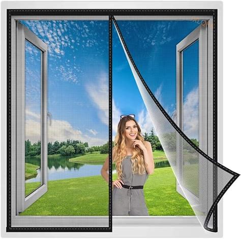 Fly Screen Mesh Curtain 160x200 Cm Window Keep Insects Out Mosquito