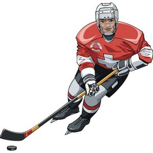 Hockey player free images at clker vector clip art – Clipartix