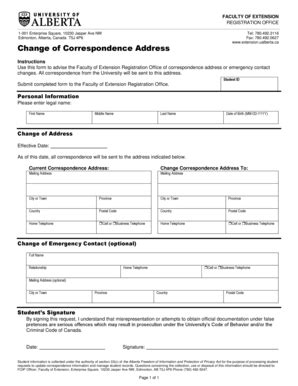 Fillable Online Extension Ualberta Tel