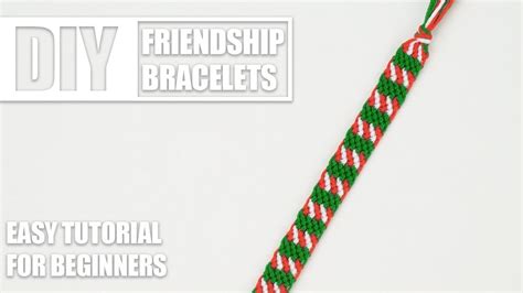 Christmas Shaped Diamond Chain Symmetrical Macrame Friendship Bracelets