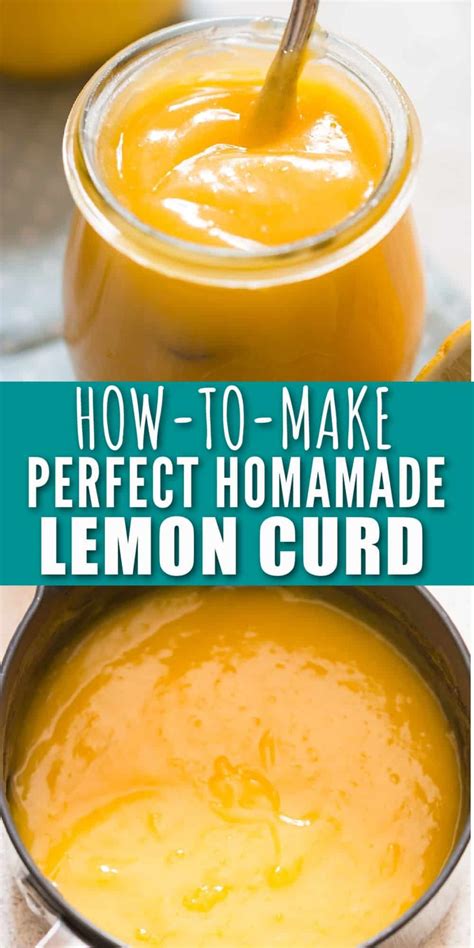 How To Make Lemon Curd Just 5 Ingredients Artofit