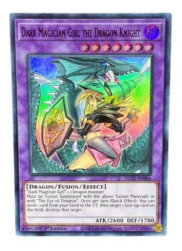 Dark Magician Girl The Dragon Knight Art Alter Carta Yugioh