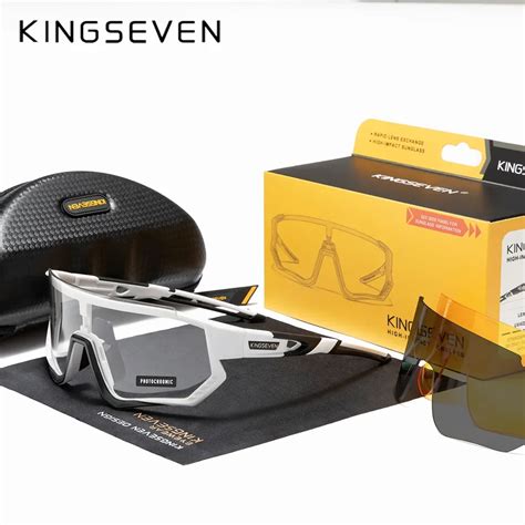 KINGSEVEN Culos De Ciclismo Fotocrom Tico Para Homens E Mulheres Culos