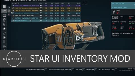 Star Ui Inventory Mod Besseres Inventar Und Handels Ui ★ Starfield