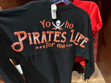 New Black 'Yo Ho' Pirates of the Caribbean Spirit Jersey at Disneyland ...