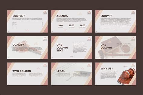 Legal Services Powerpoint Presentation Template By Amber Graphics Thehungryjpeg