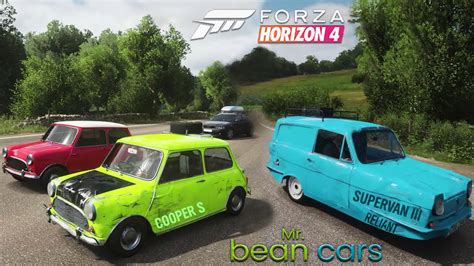 FORZA HORIZON 4 Mr BEAN CARS CRAZY RUN MINI COOPER S RELIANT