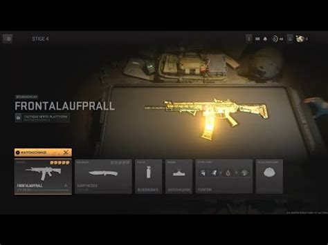 Call Of Duty Modern Warfare Sturmgewehr Gold Tarnung Sieg