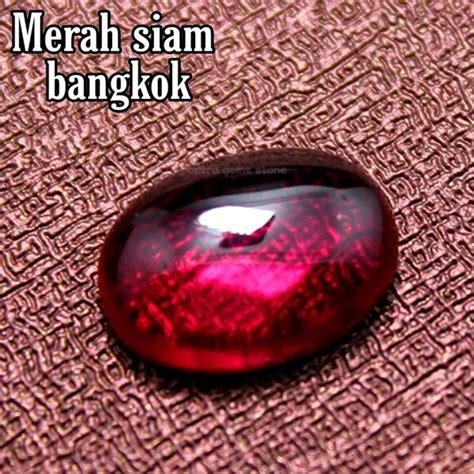 Jual BATU PERMATA MERAH SIAM BANGKOK HQ Di Lapak POETRA GEMS STONE