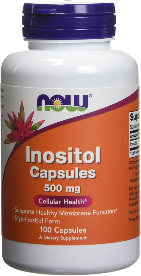 Amazon Inositol 500mg 100 Capsules Pack Of 2 Health Household