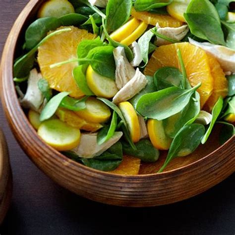 Citrus Chicken And Spinach Salad Recipe Chatelaine