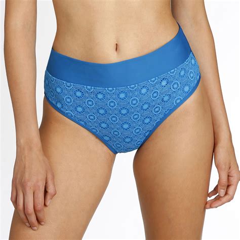 Marie Jo Swim Romy Colibri Blue Bikini Fold Briefs Marie Jo International