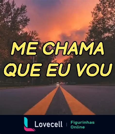 Figurinha Me Chama Que Eu Vou Frases E Indiretas Para WhatsApp