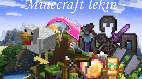 Minecraft Lekin Tovuqdan Epic Narsalar Beradi Biz Minecraftni