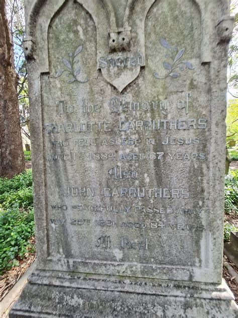 Charlotte Elizabeth Prince Carruthers 1815 1884 Find A Grave Memorial