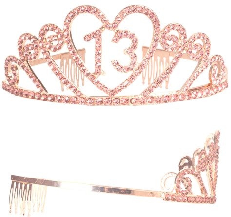 Buy 13th Birthday 13th Birthday Tiara 13th Birthday Crown For Girls 13th Birthday Ts 13th