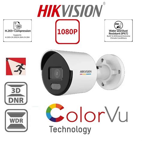 Day Night Hikvision Mp Color Vu Bullet Camera For Outdoor Use