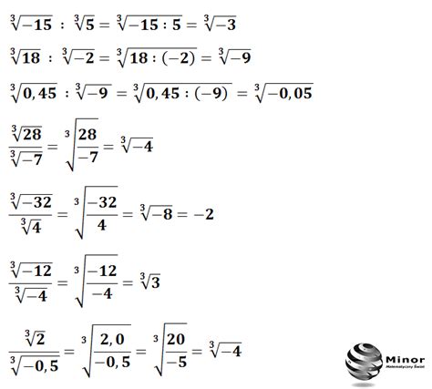 Blog matematyczny Minor Matematyka Działania na pierwiastkach