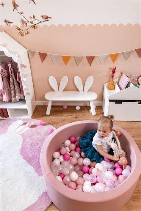 Luna Bambini Bollhav Komplett Med Bollar Rosa Luna Bambini