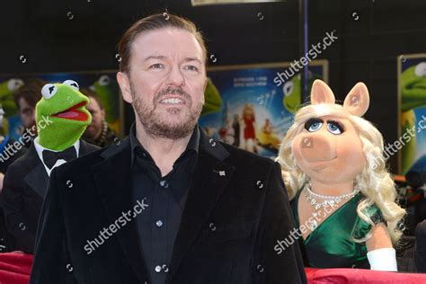 Kermit Frog Ricky Gervais Miss Piggy Editorial Stock Photo - Stock ...