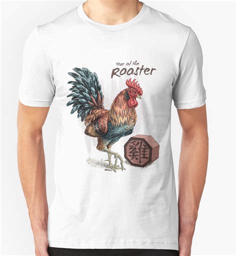 Year Of The Rooster T Shirts And Hoodies By Stephanie Smith Redbubble