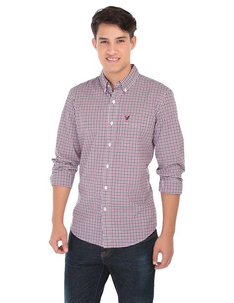 Venta Camisa De Cuadros American Eagle En Stock