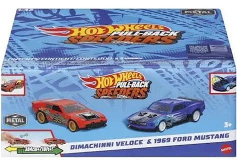 Hot Wheels Pull Back Dimachinni Veloce E Ford Mustang Dimachinni
