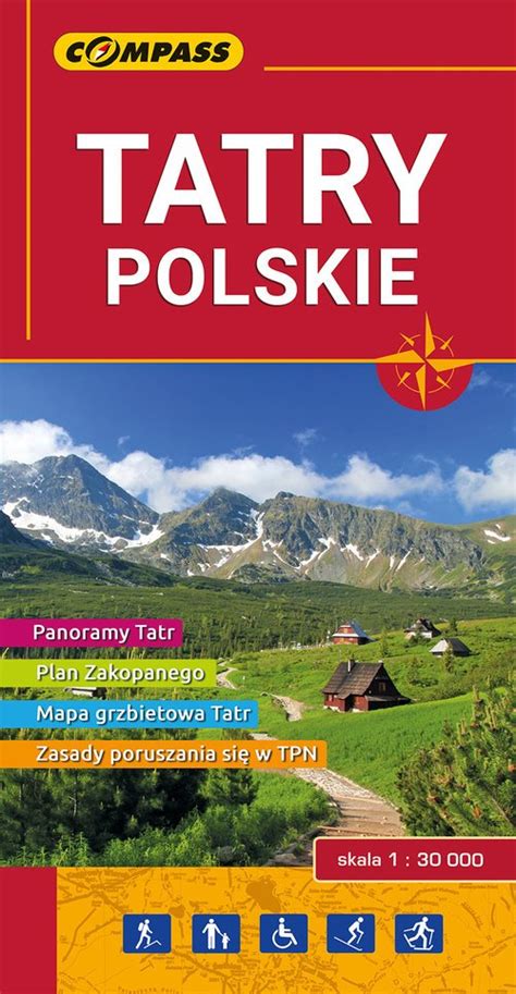 Tatry Polskie Mapa Turystyczna 130 000 Compass Książka