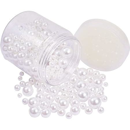 PandaHall Elite 390 Pcs 7 Tailles Imitation Perles Acryliques Perle